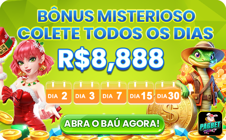 Imagem da plataforma pagbet destacando bônus misterioso para jogadores.