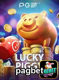 captura de tela do jogo Lucky Pigg no aplicativo pagbet, destacando responsabilidades.